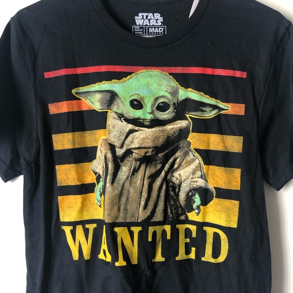 NWT Star Wars “The Child: Wanted” Graphic Short Sleeve Top - Picture 2 of 5